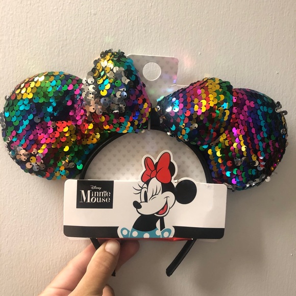 Lot of Two Disney Minie Mouse Ears Headbands - Picture 3 of 6